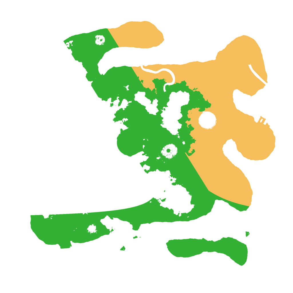 Biome Rust Map: Procedural Map, Size: 3000, Seed: 20245