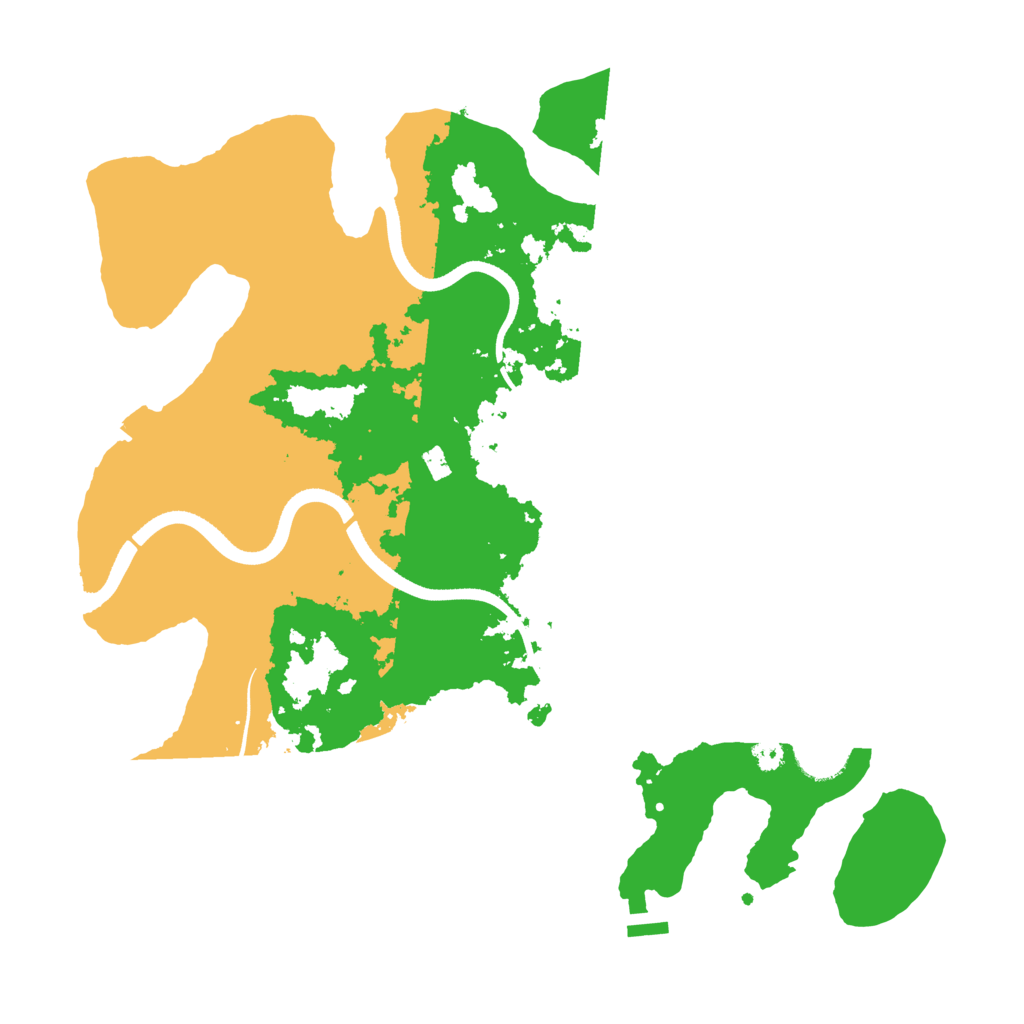 Biome Rust Map: Procedural Map, Size: 3500, Seed: 41859678