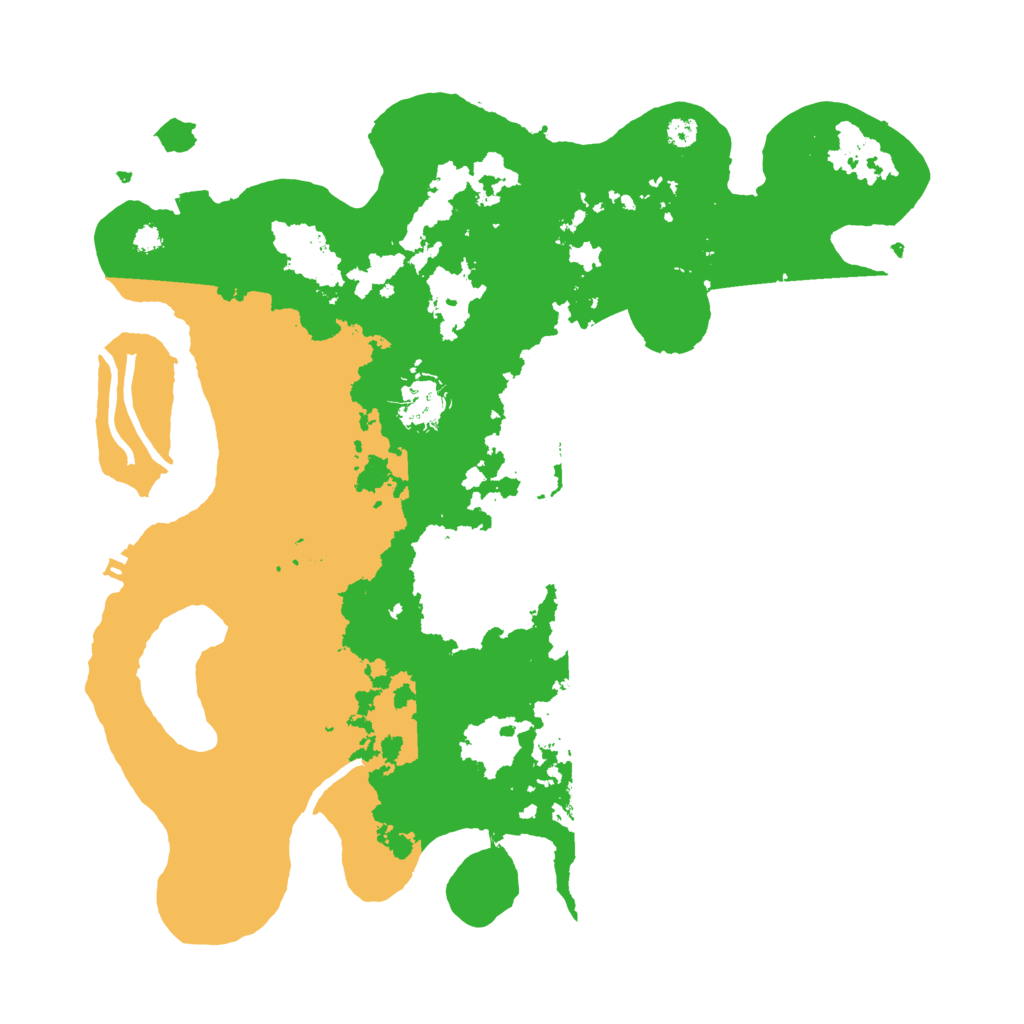 Biome Rust Map: Procedural Map, Size: 3500, Seed: 72023