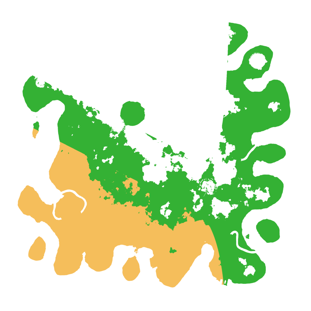 Biome Rust Map: Procedural Map, Size: 3500, Seed: 183502945