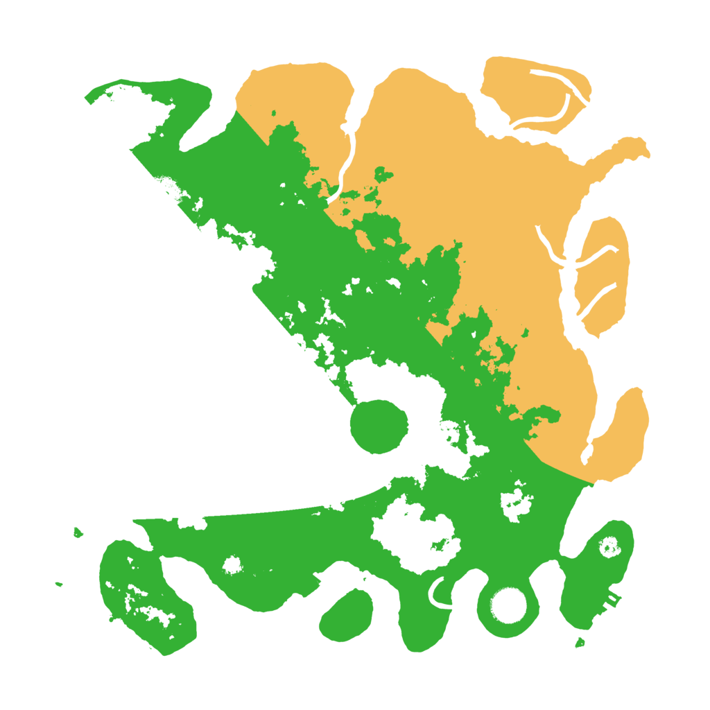 Biome Rust Map: Procedural Map, Size: 3500, Seed: 79281732