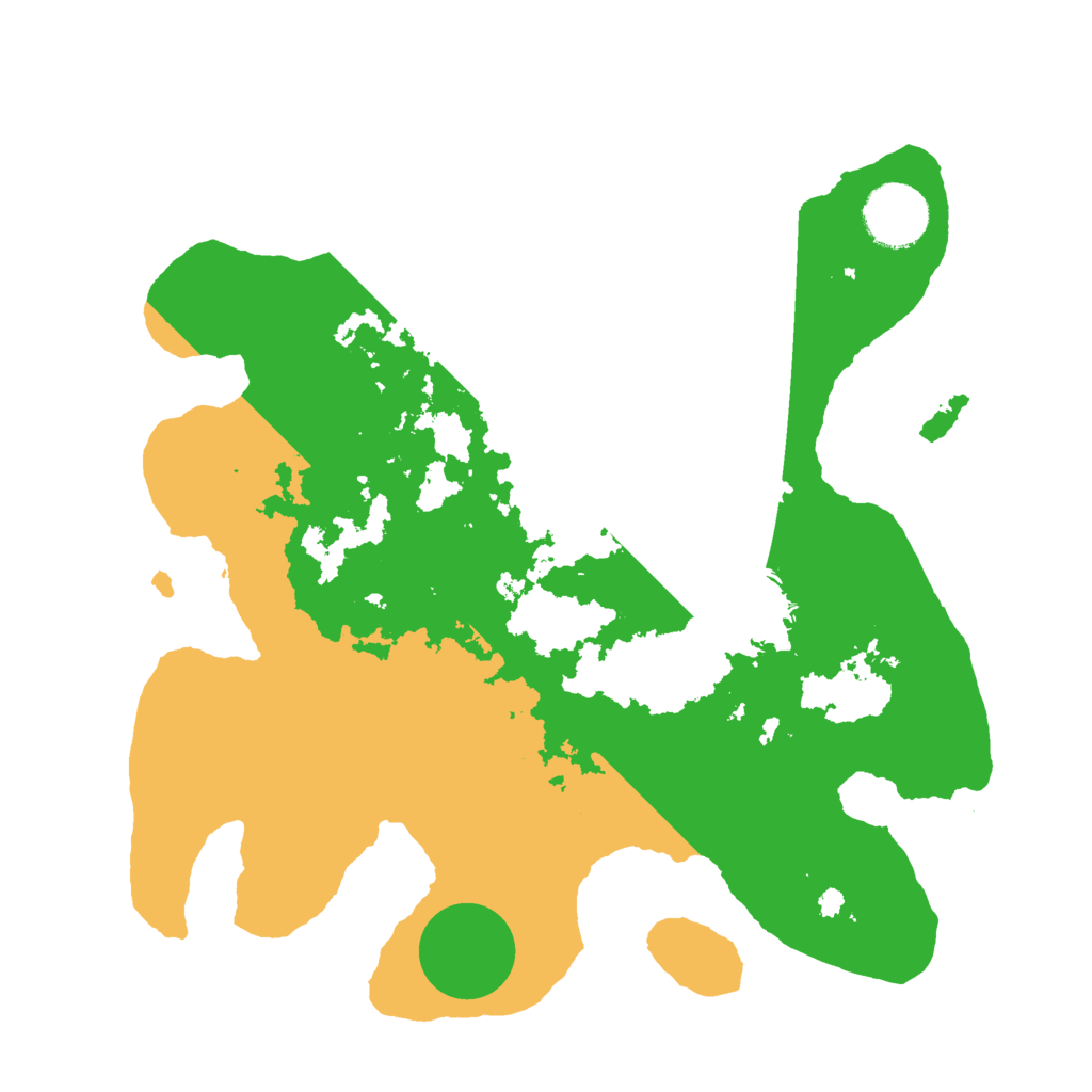 Biome Rust Map: Barren, Size: 3000, Seed: 1179530035