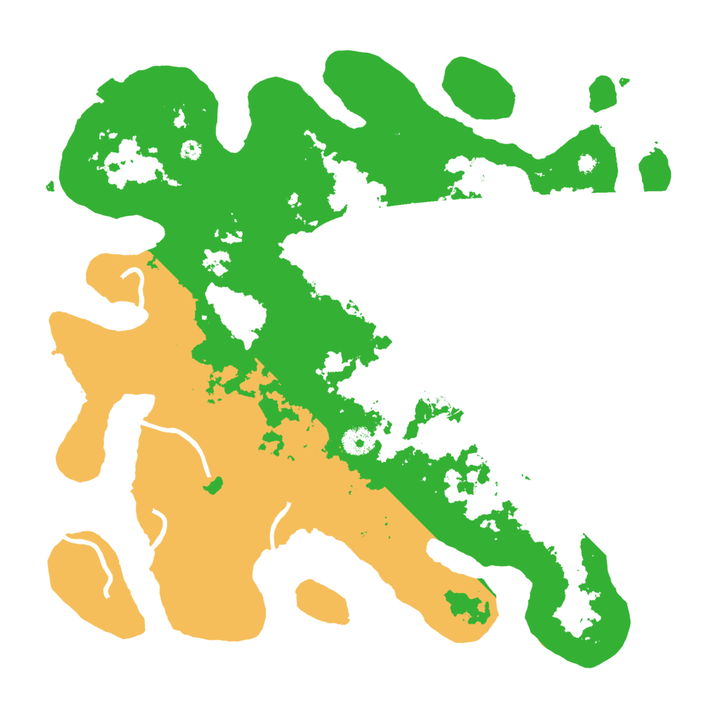 Biome Rust Map: Procedural Map, Size: 3600, Seed: 123424