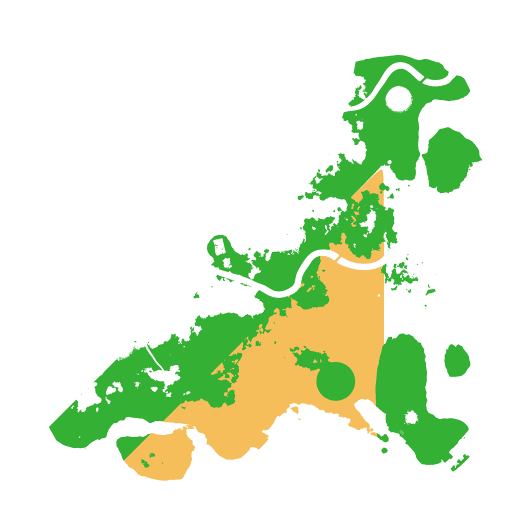 Biome Rust Map: Procedural Map, Size: 3500, Seed: 123647547