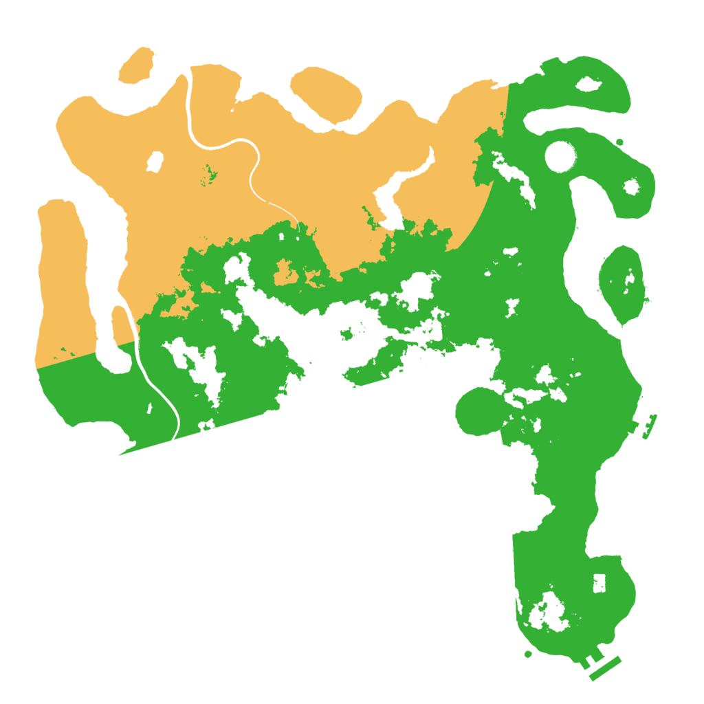 Biome Rust Map: Procedural Map, Size: 4000, Seed: 1185