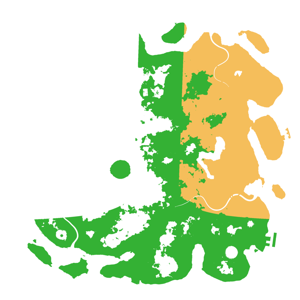 Biome Rust Map: Procedural Map, Size: 4250, Seed: 438802955