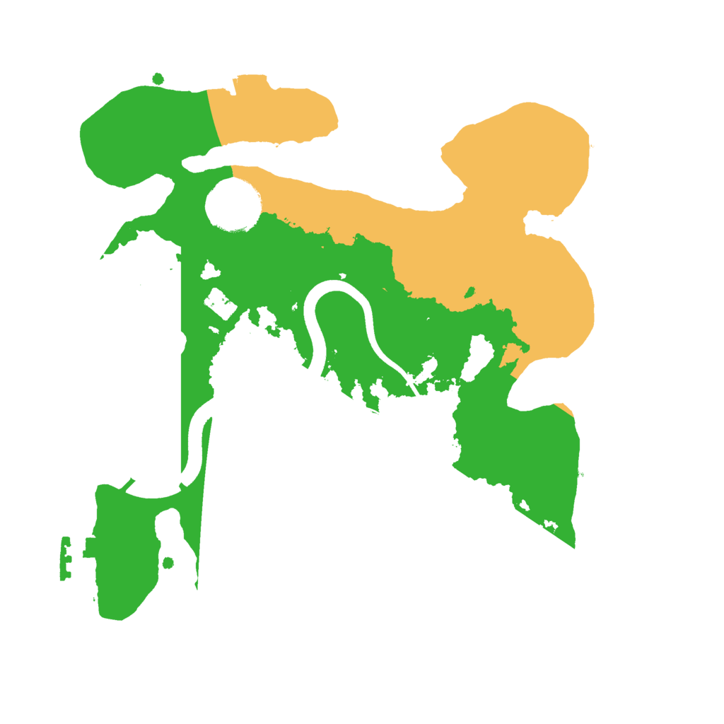 Biome Rust Map: Procedural Map, Size: 2500, Seed: 1684862689