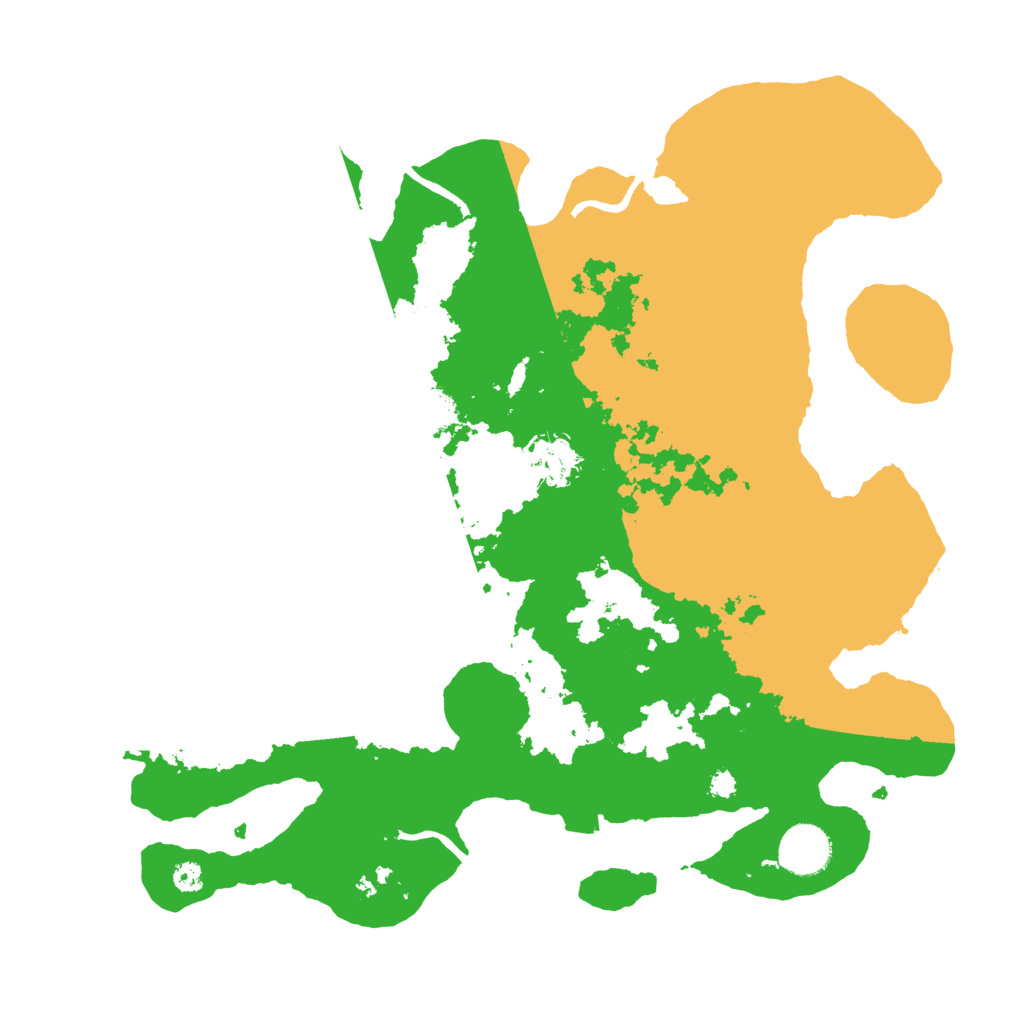 Biome Rust Map: Procedural Map, Size: 3500, Seed: 1085468523