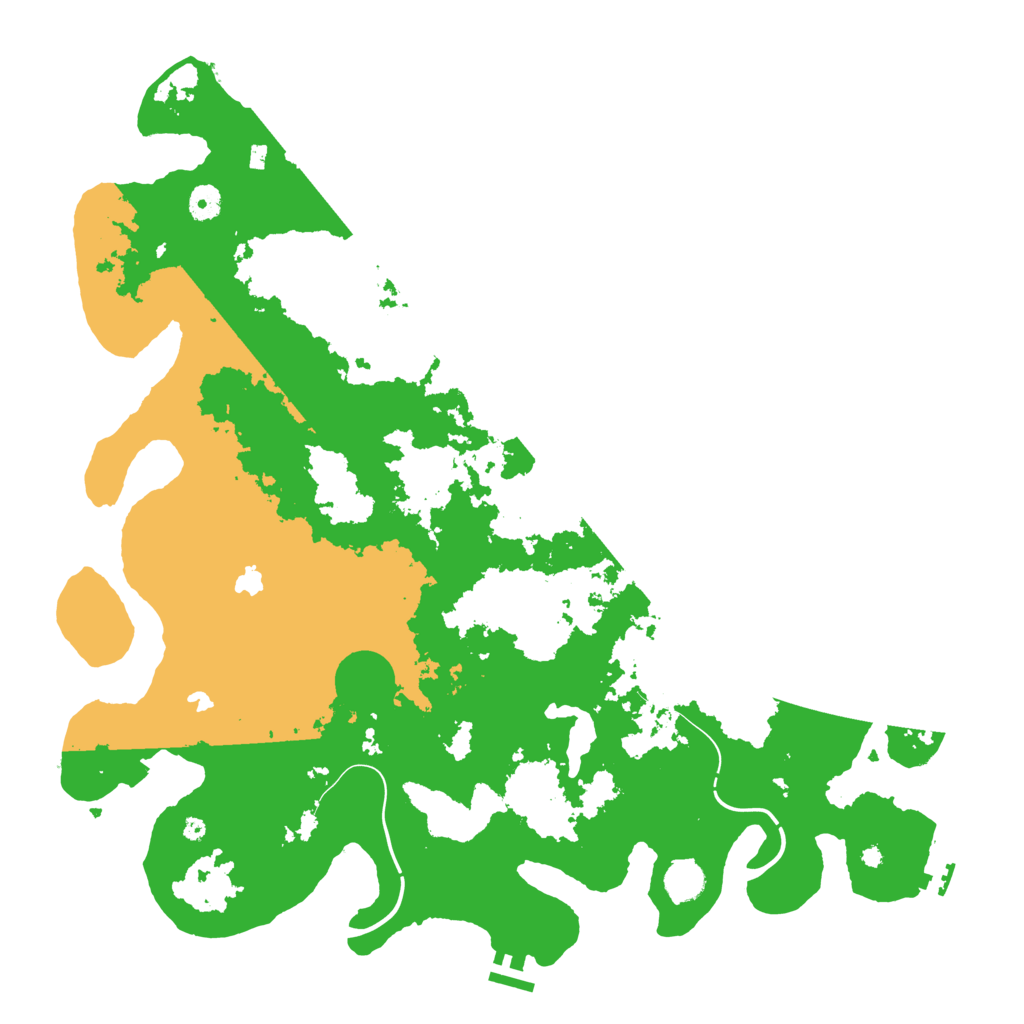 Biome Rust Map: Procedural Map, Size: 4500, Seed: 100444575