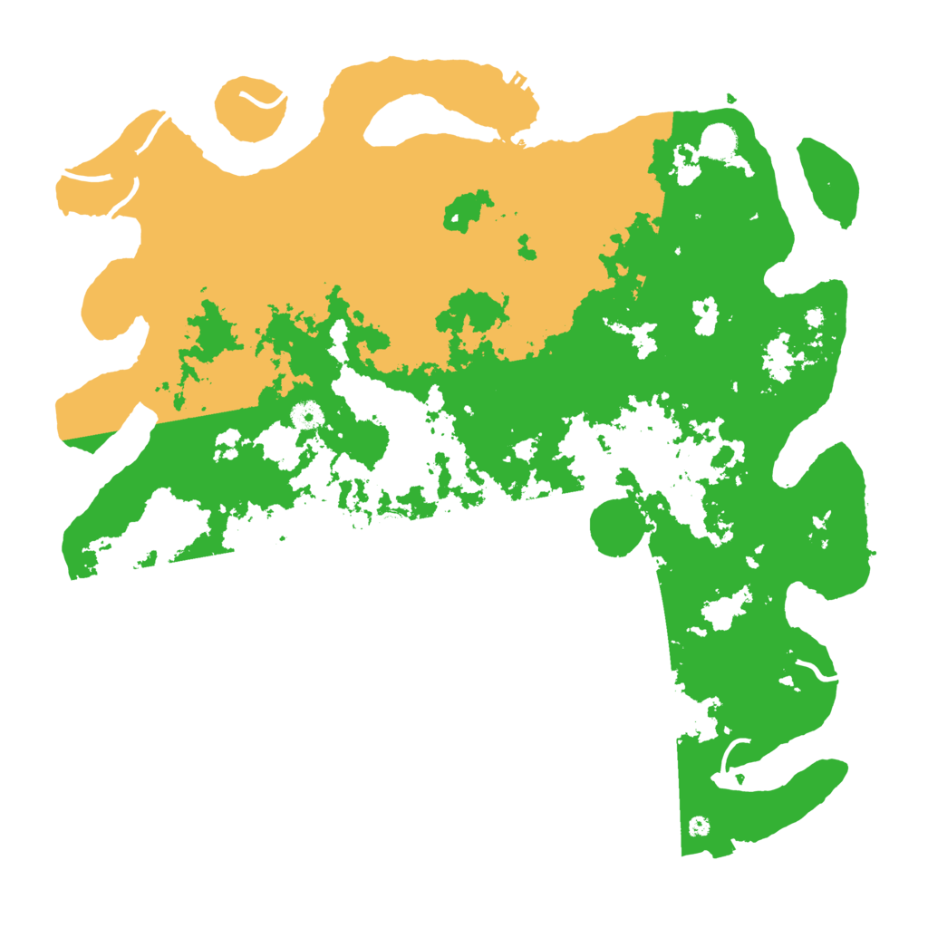 Biome Rust Map: Procedural Map, Size: 4500, Seed: 876777602