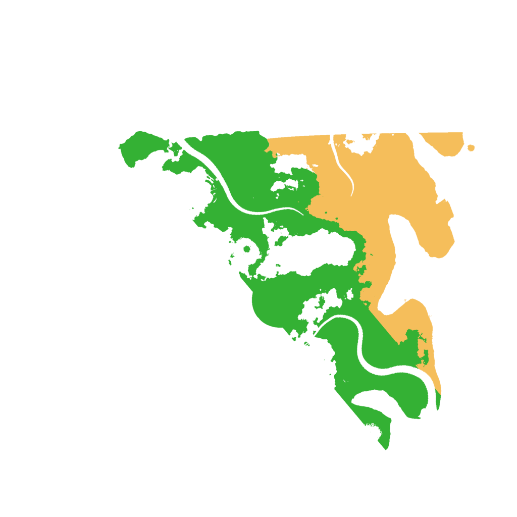 Biome Rust Map: Procedural Map, Size: 3000, Seed: 1312055628