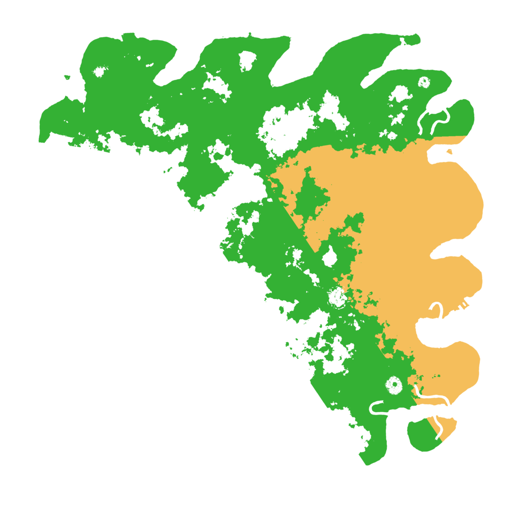 Biome Rust Map: Procedural Map, Size: 4500, Seed: 155912538