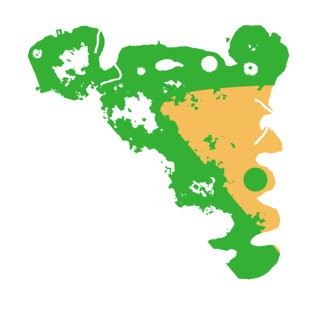 Biome Rust Map: Procedural Map, Size: 3500, Seed: 81675548