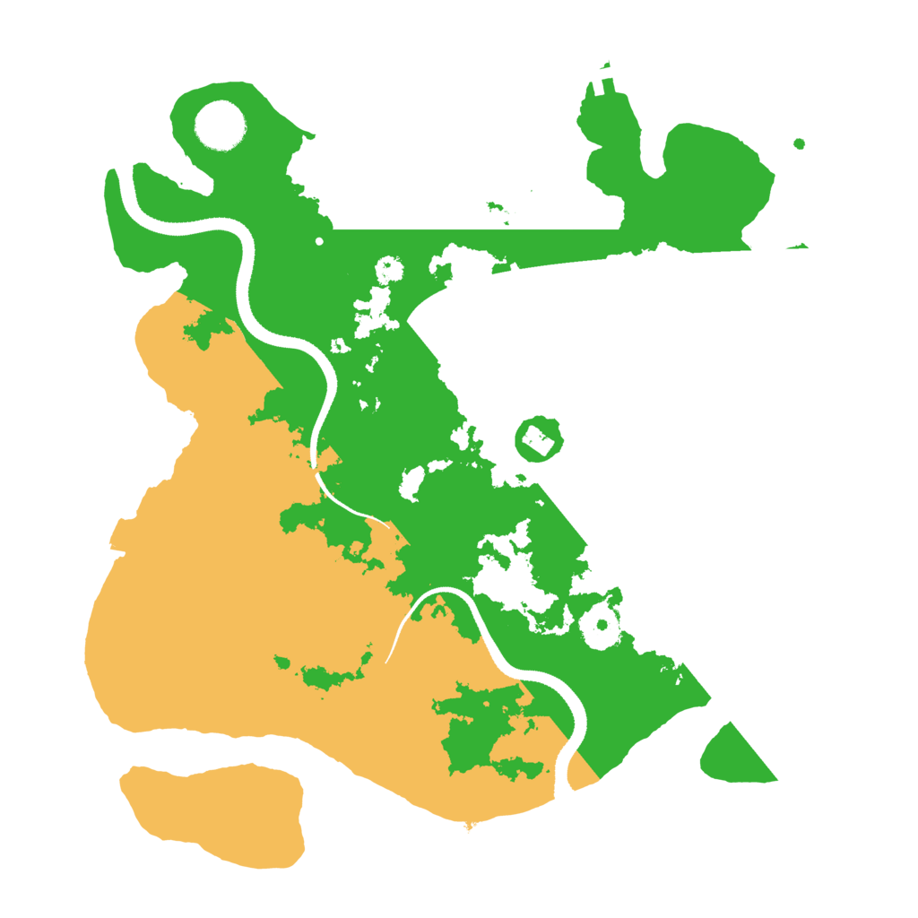 Biome Rust Map: Procedural Map, Size: 3300, Seed: 1381766097