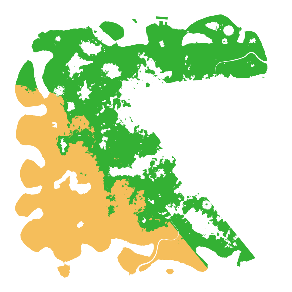 Biome Rust Map: Procedural Map, Size: 5000, Seed: 1918361150