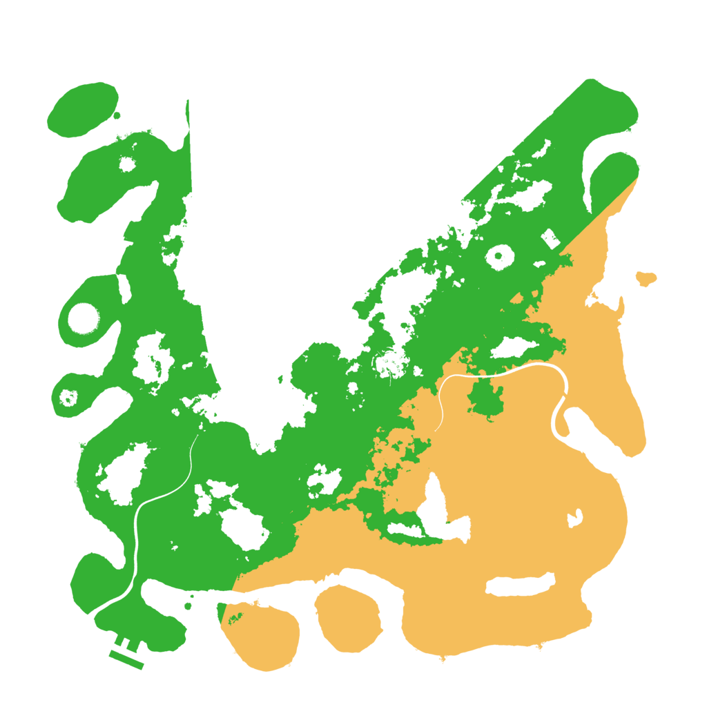 Biome Rust Map: Procedural Map, Size: 4000, Seed: 625214