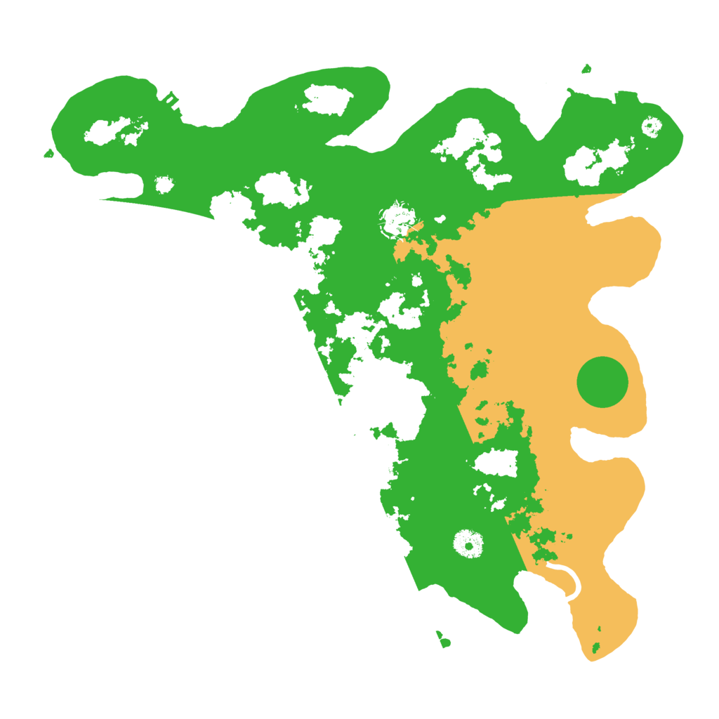 Biome Rust Map: Procedural Map, Size: 3700, Seed: 729981202