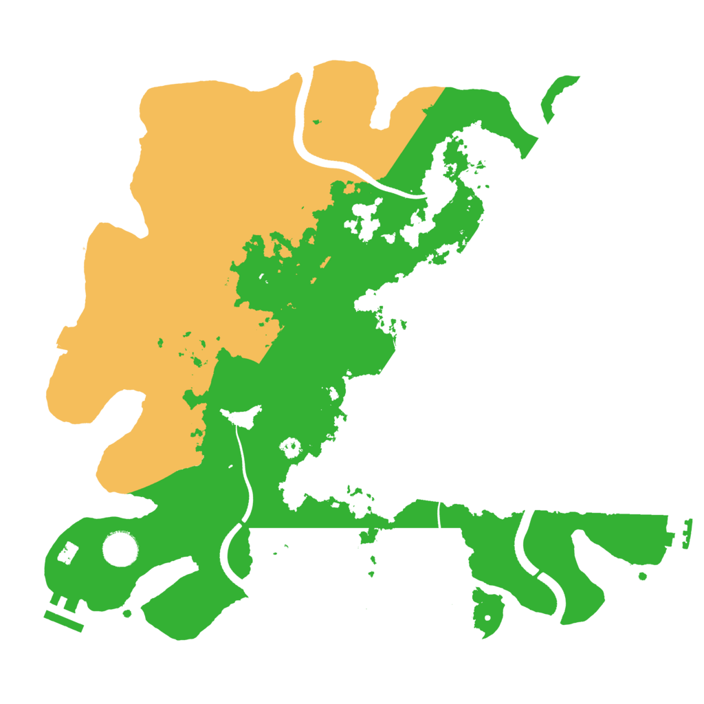 Biome Rust Map: Procedural Map, Size: 3500, Seed: 1716963354