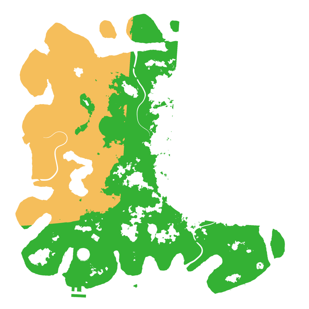 Biome Rust Map: Procedural Map, Size: 4250, Seed: 442409185