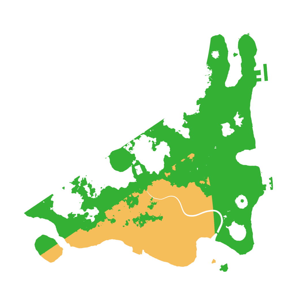 Biome Rust Map: Procedural Map, Size: 3500, Seed: 1475431420
