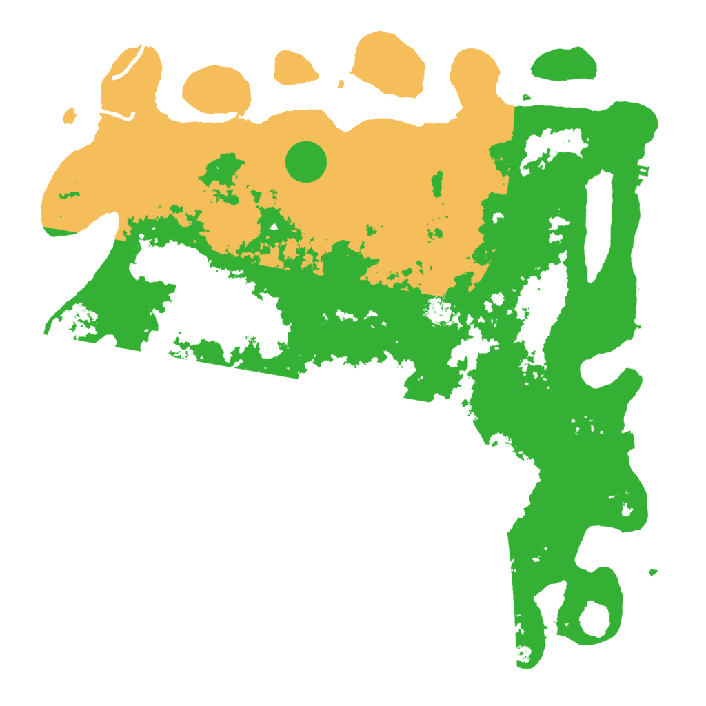 Biome Rust Map: Procedural Map, Size: 4500, Seed: 6565