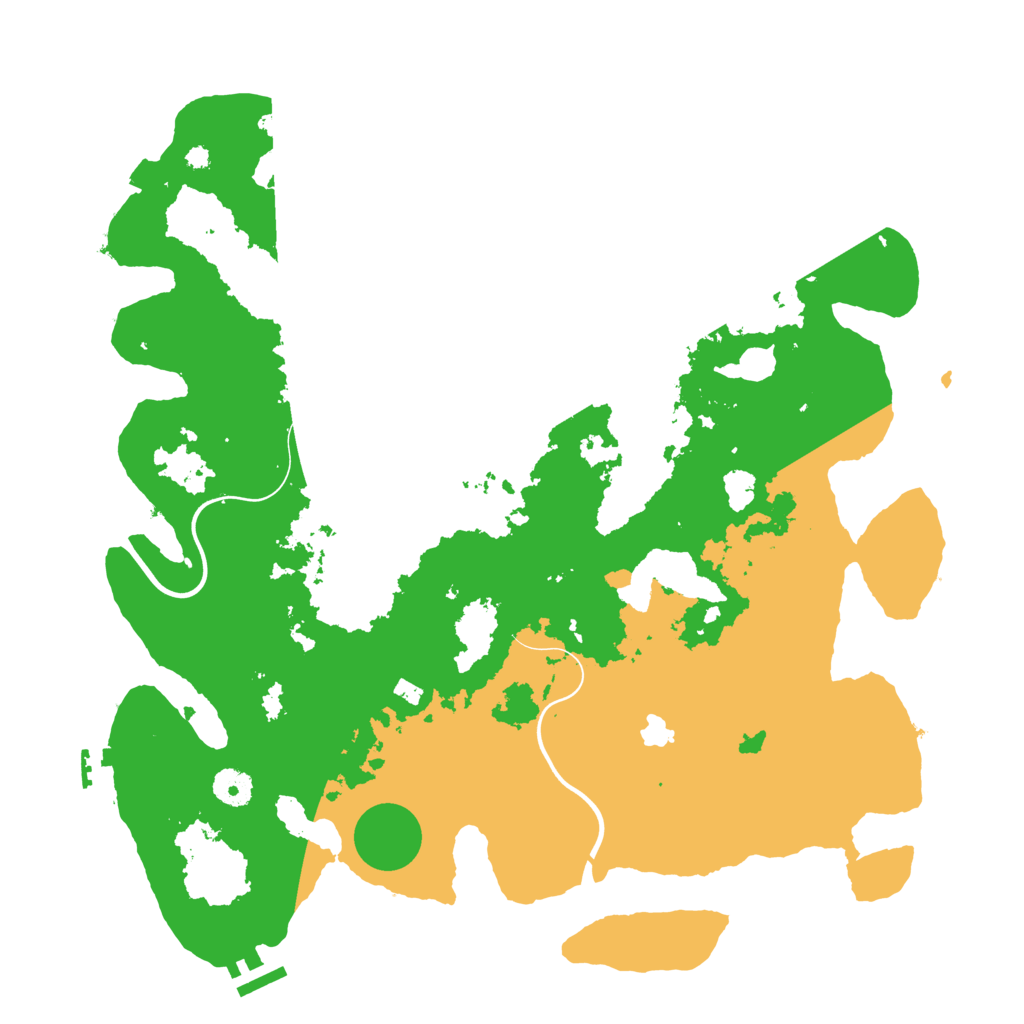 Biome Rust Map: Procedural Map, Size: 4000, Seed: 1296661822