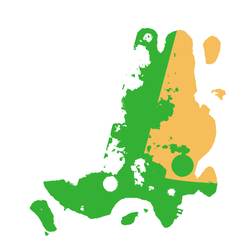 Biome Rust Map: Procedural Map, Size: 3000, Seed: 8254363