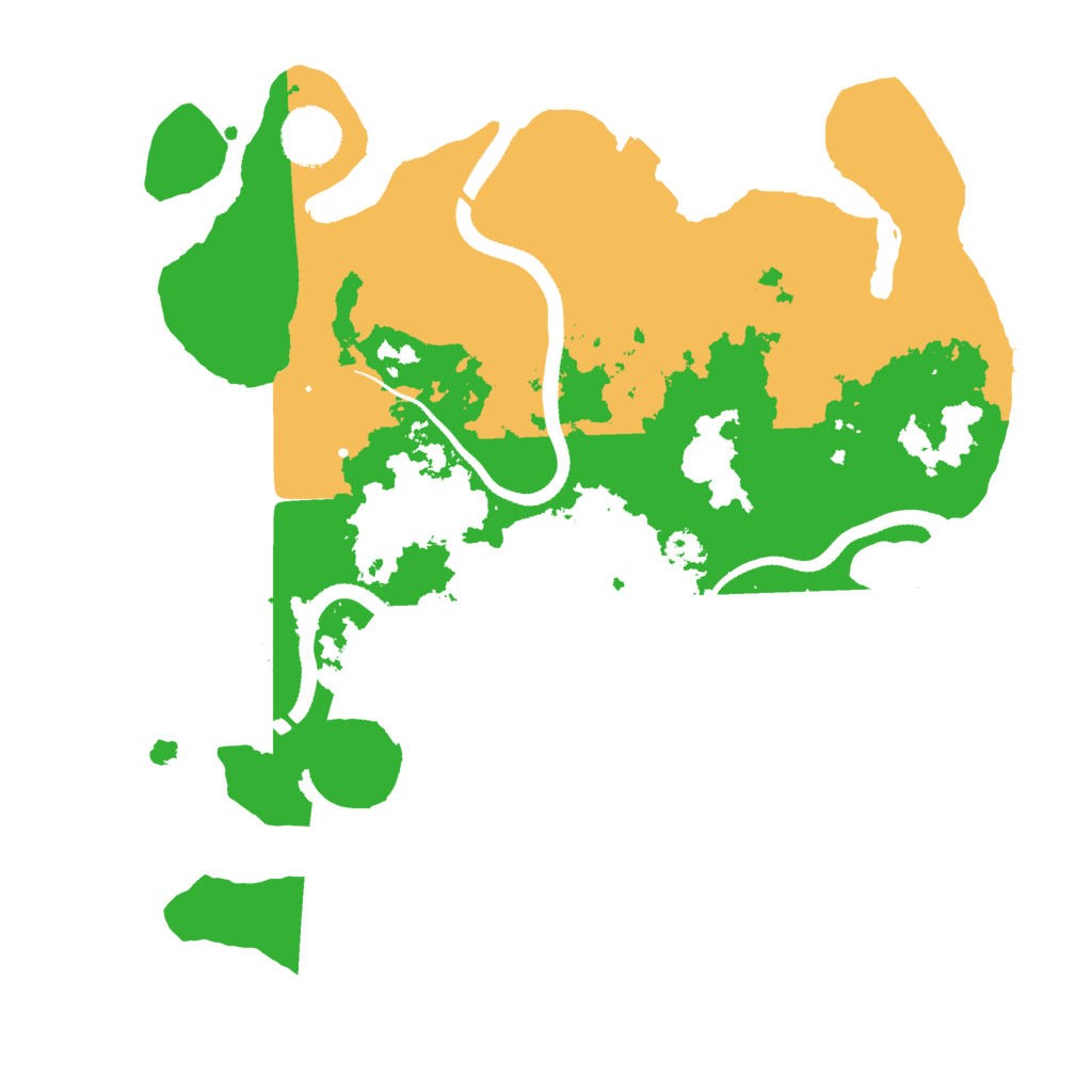 Biome Rust Map: Procedural Map, Size: 3250, Seed: 2064121789