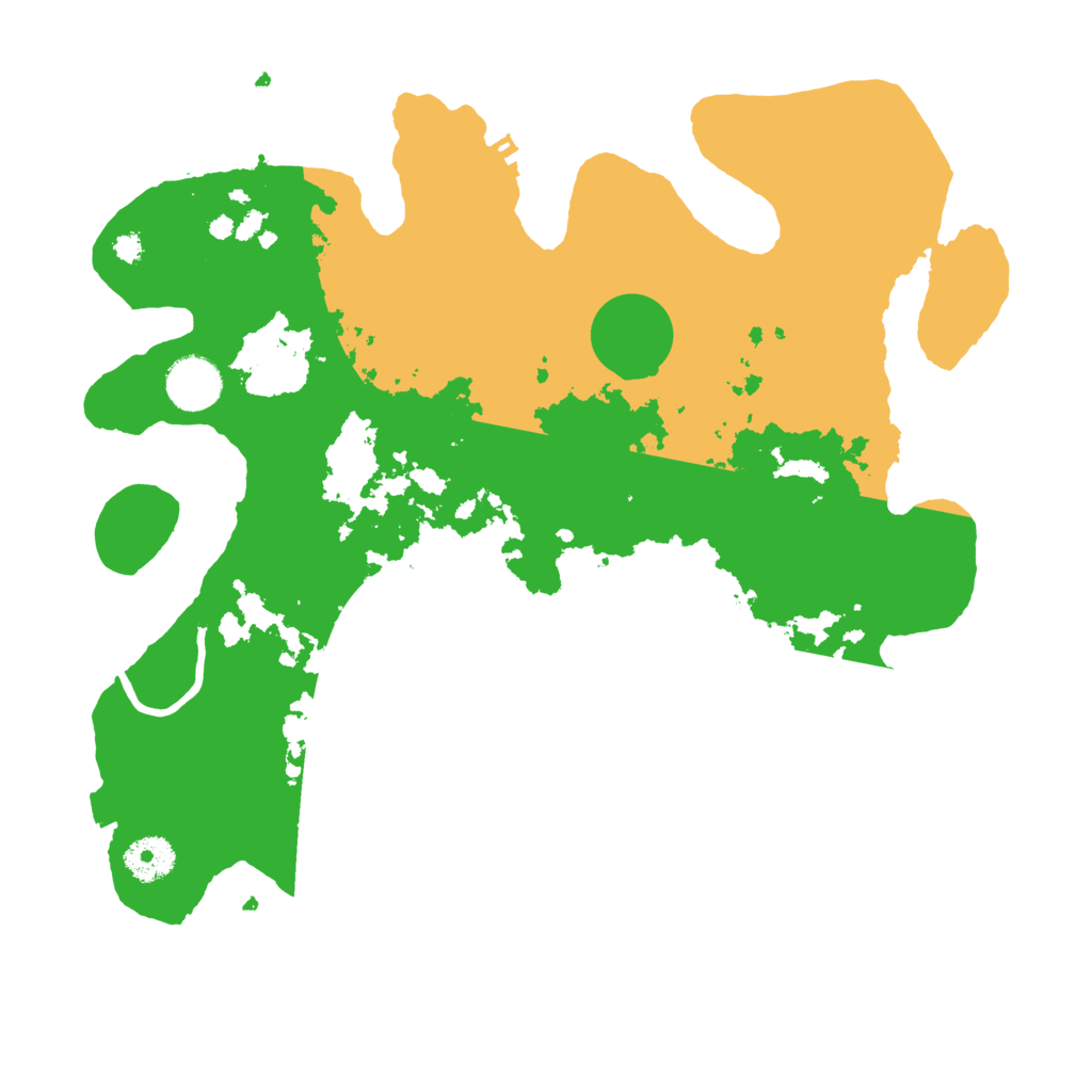 Biome Rust Map: Procedural Map, Size: 3500, Seed: 122838382