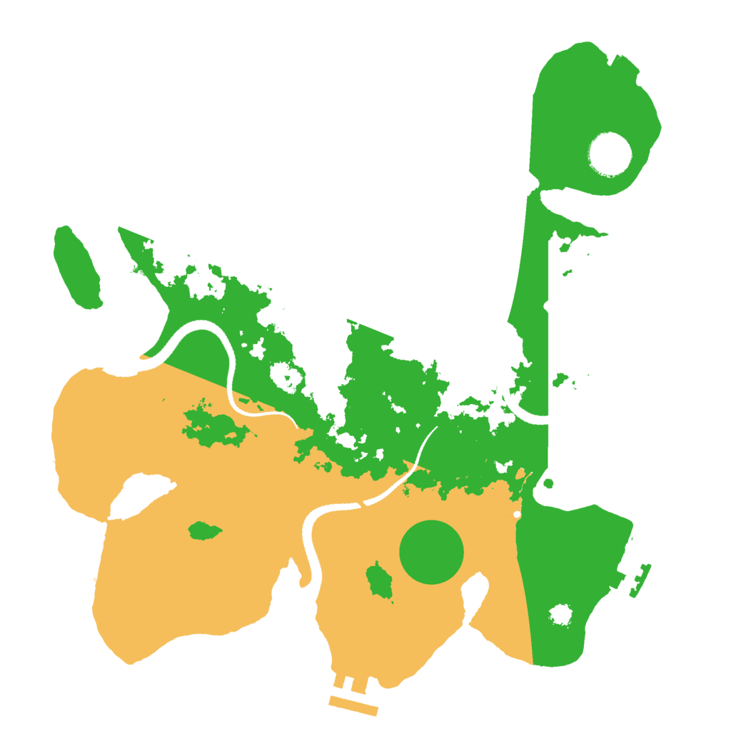 Biome Rust Map: Procedural Map, Size: 3000, Seed: 216403