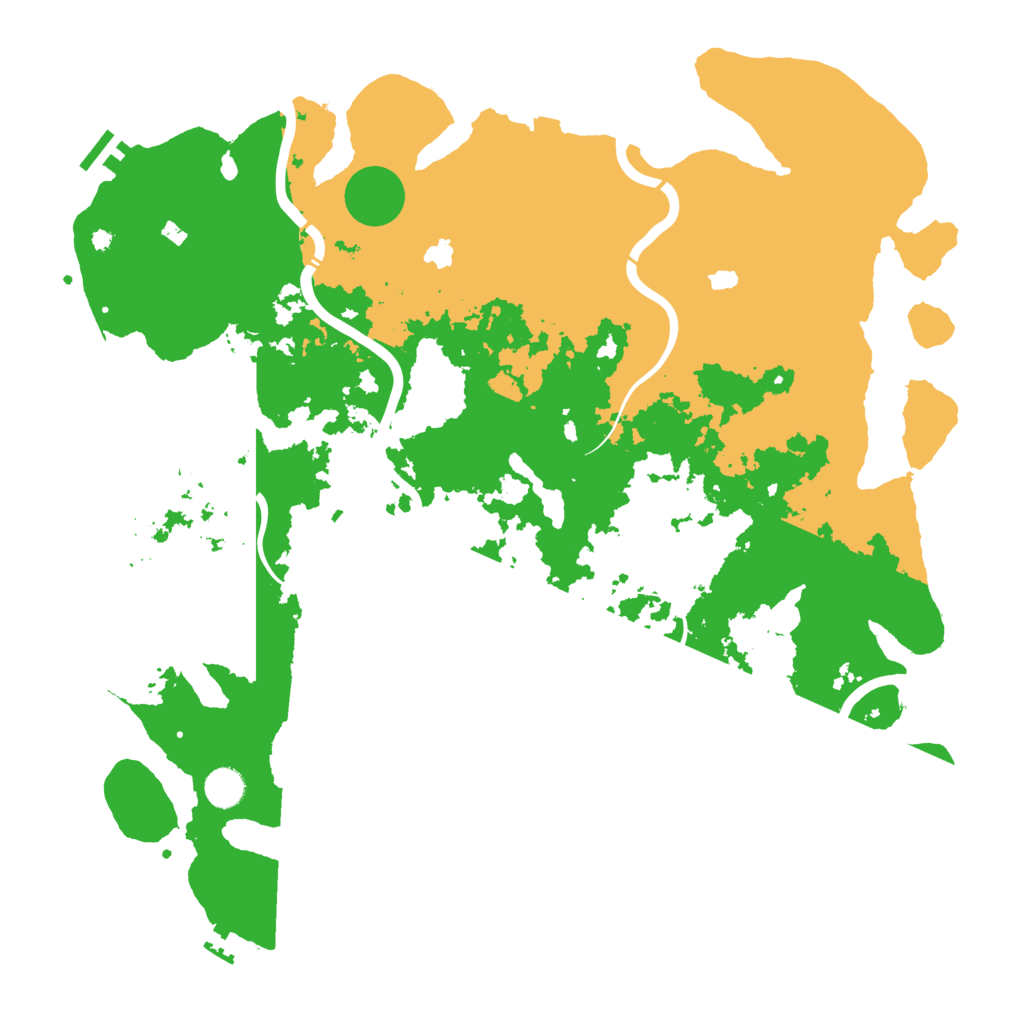 Biome Rust Map: Procedural Map, Size: 4500, Seed: 1376941491