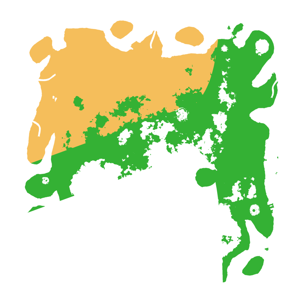 Biome Rust Map: Procedural Map, Size: 4300, Seed: 651651