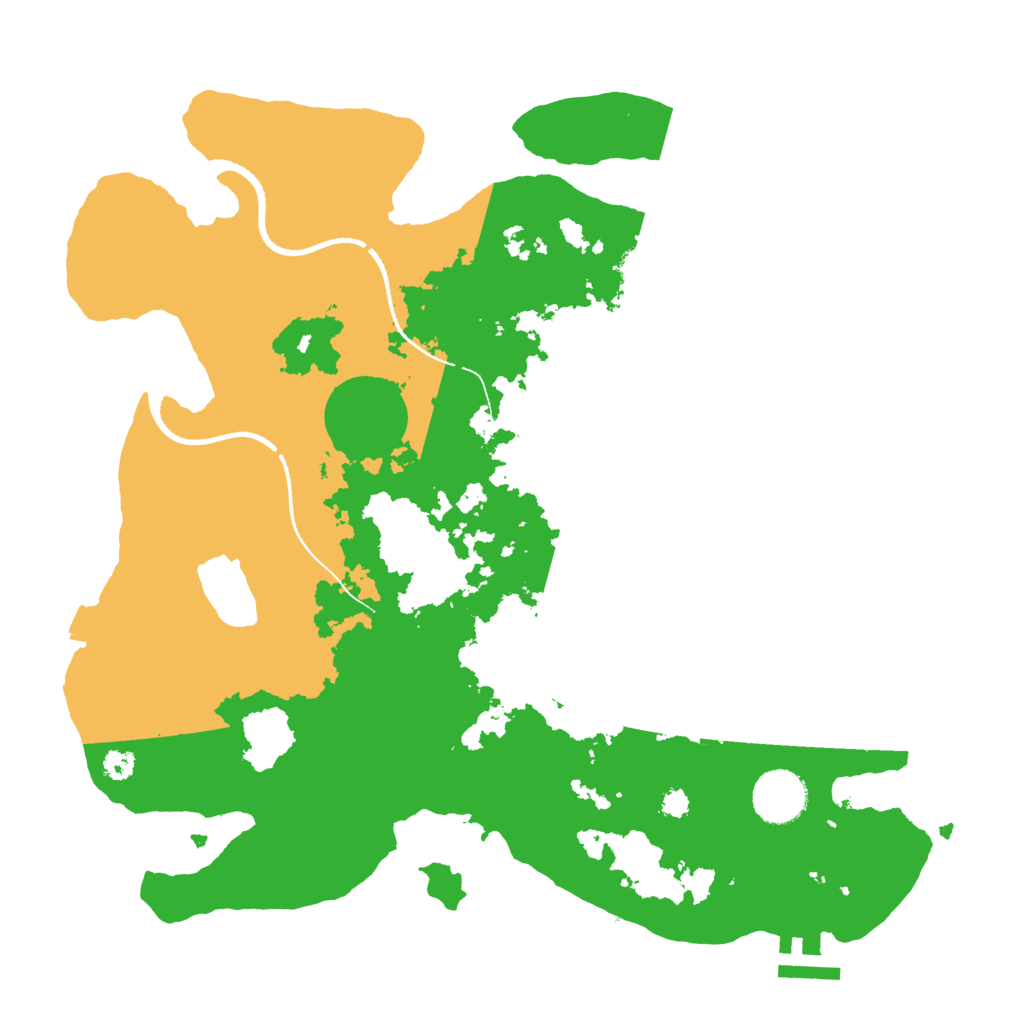 Biome Rust Map: Procedural Map, Size: 3333, Seed: 1892748851