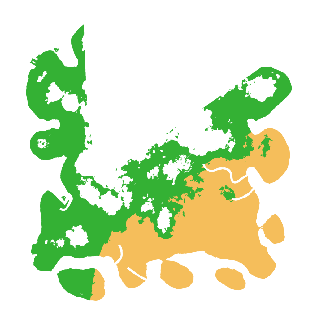 Biome Rust Map: Procedural Map, Size: 3500, Seed: 1588115393