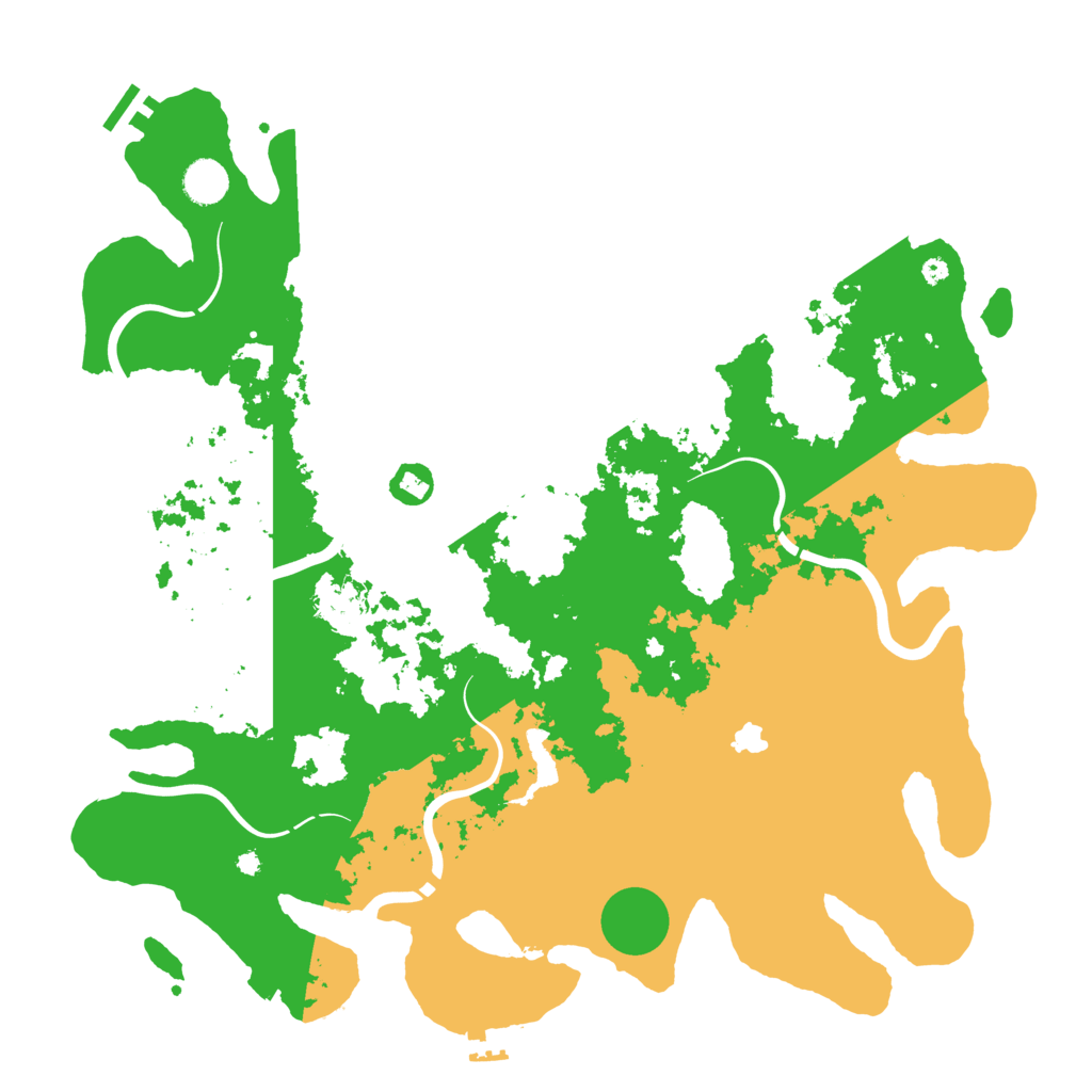 Biome Rust Map: Procedural Map, Size: 4250, Seed: 1143602810