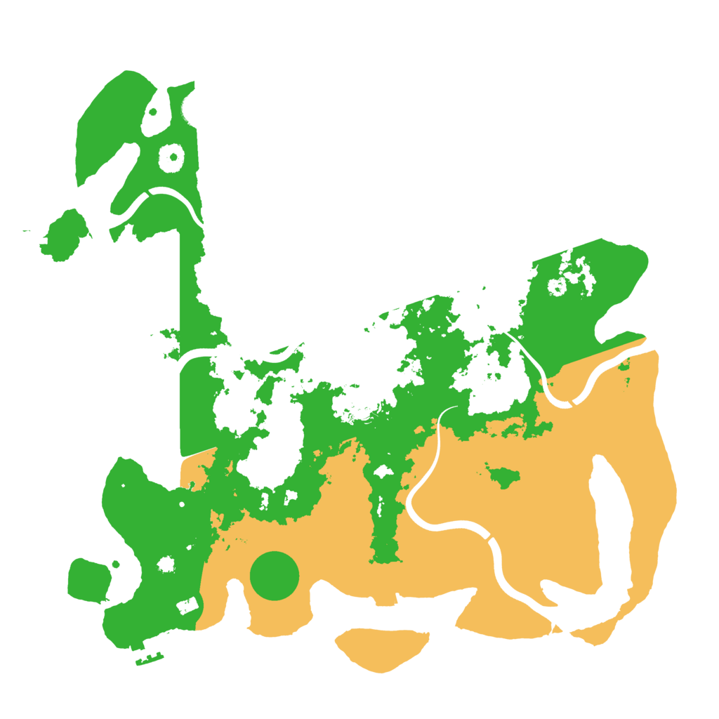 Biome Rust Map: Procedural Map, Size: 3850, Seed: 829763655