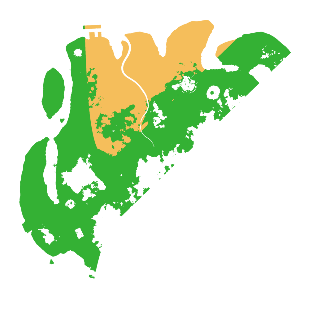 Biome Rust Map: Procedural Map, Size: 3500, Seed: 78983201