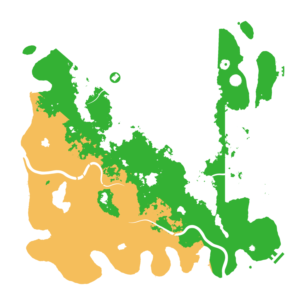 Biome Rust Map: Procedural Map, Size: 4500, Seed: 1057918848