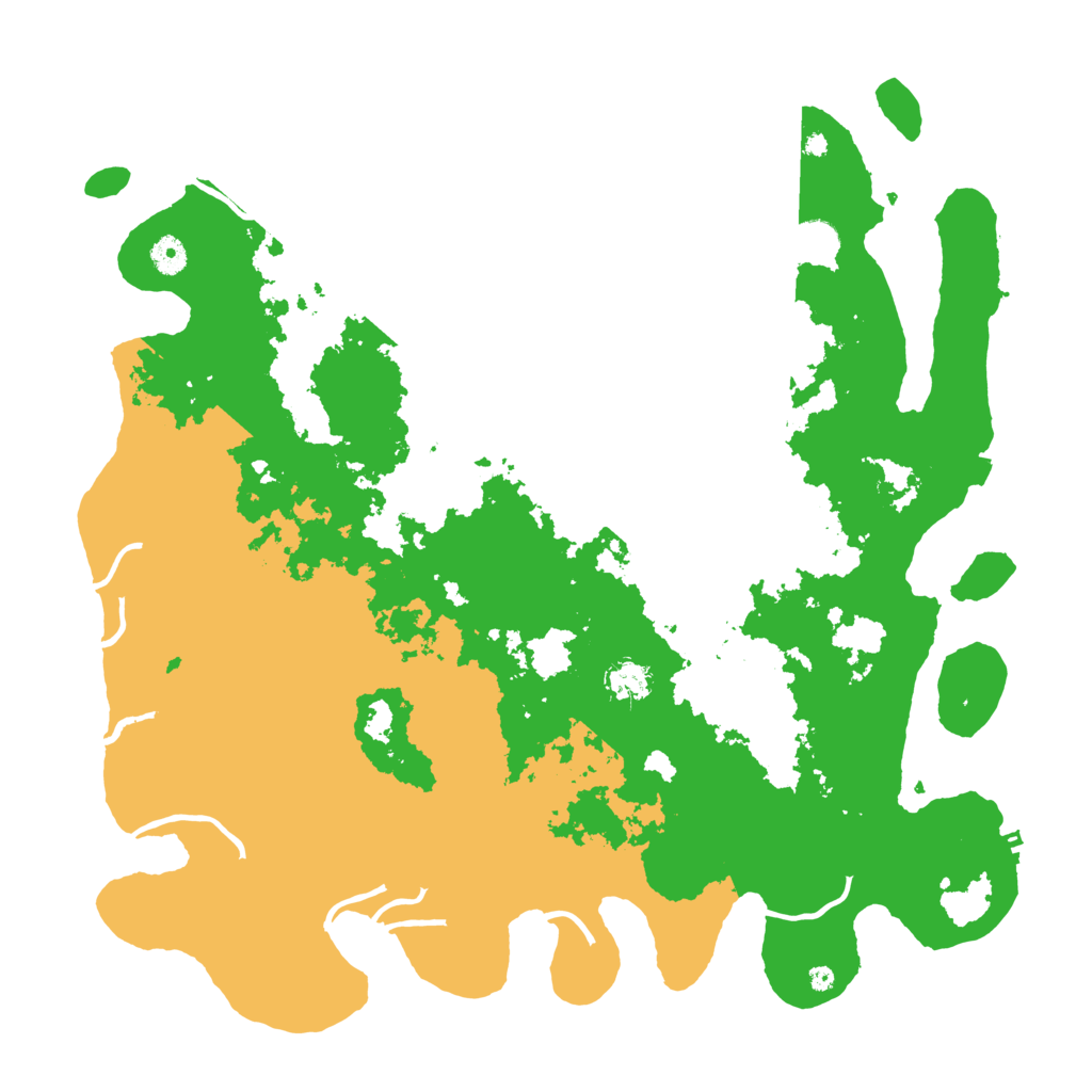 Biome Rust Map: Procedural Map, Size: 4500, Seed: 1057918848