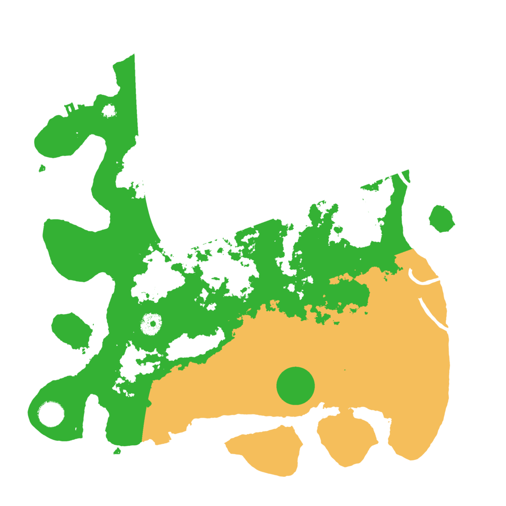 Biome Rust Map: Procedural Map, Size: 3500, Seed: 769649205