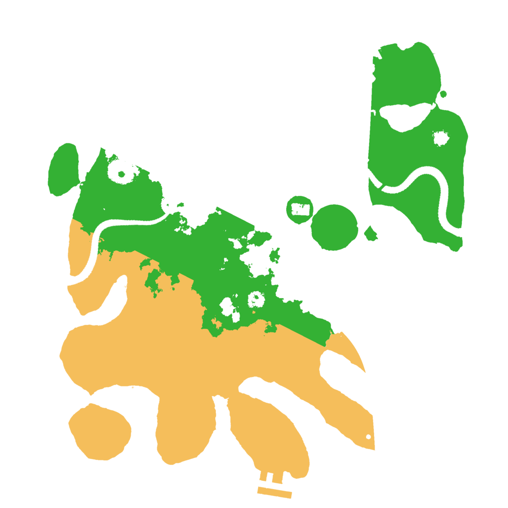 Biome Rust Map: Procedural Map, Size: 3000, Seed: 620277165