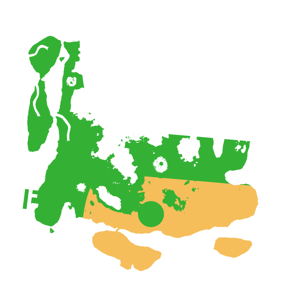 Biome Rust Map: Procedural Map, Size: 3000, Seed: 6665
