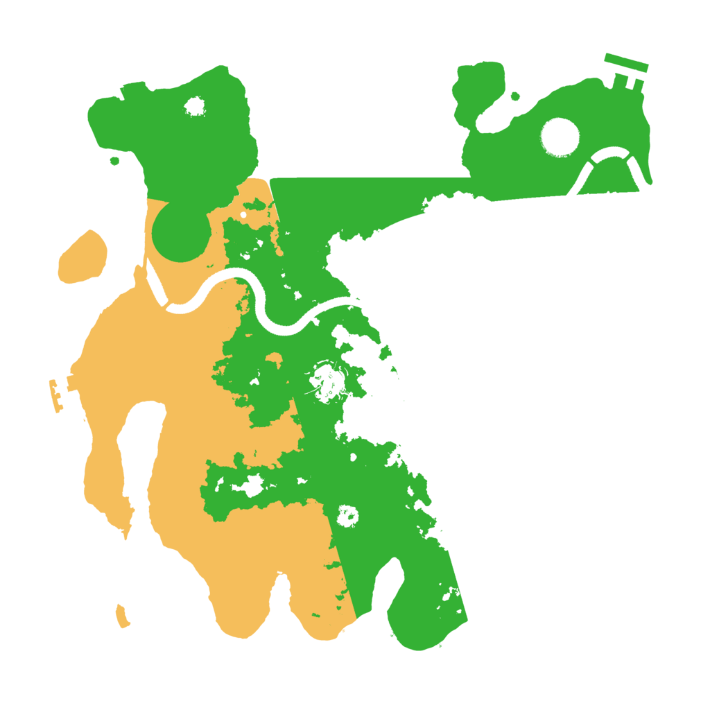 Biome Rust Map: Procedural Map, Size: 3250, Seed: 1044482668