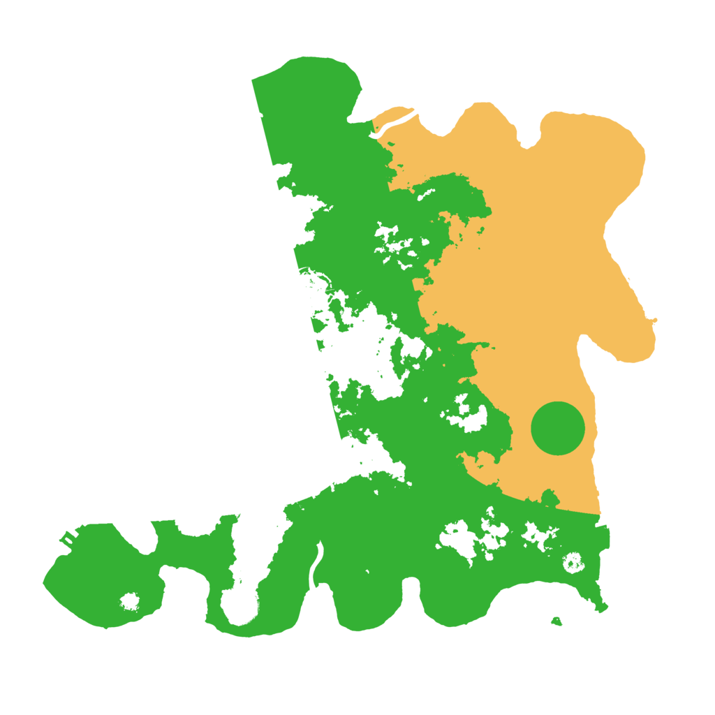 Biome Rust Map: Procedural Map, Size: 3500, Seed: 574339450