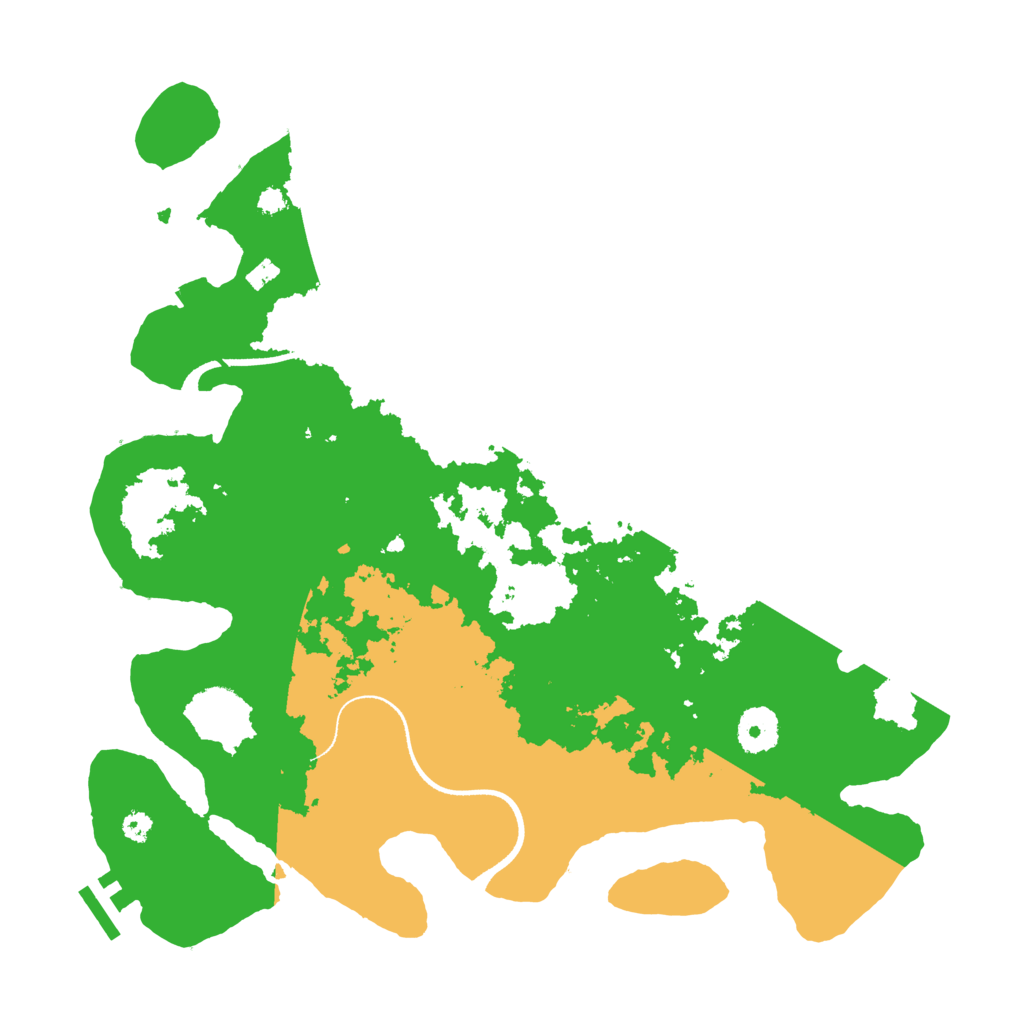Biome Rust Map: Procedural Map, Size: 3500, Seed: 1739701313
