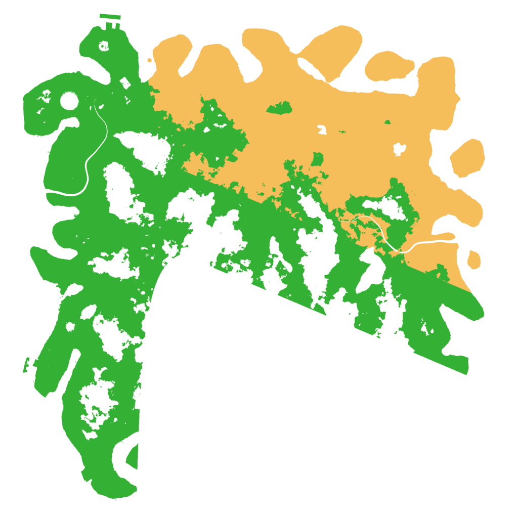 Biome Rust Map: Procedural Map, Size: 5000, Seed: 2106076643