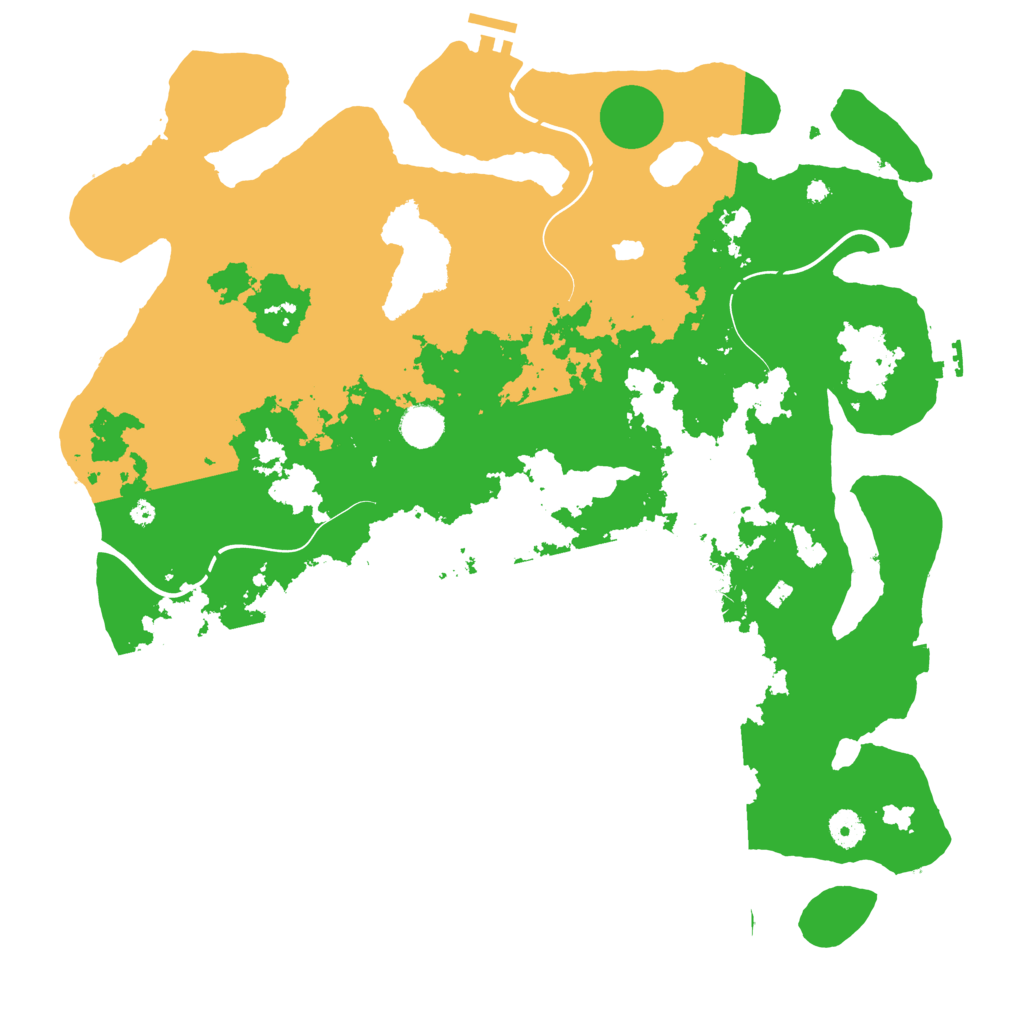 Biome Rust Map: Procedural Map, Size: 4250, Seed: 1864792098