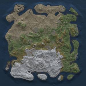 Thumbnail Rust Map: Procedural Map, Size: 4250, Seed: 1864792098, 19 Monuments