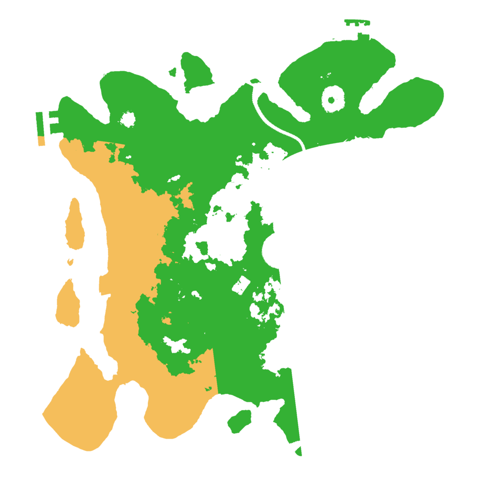 Biome Rust Map: Procedural Map, Size: 3000, Seed: 792452