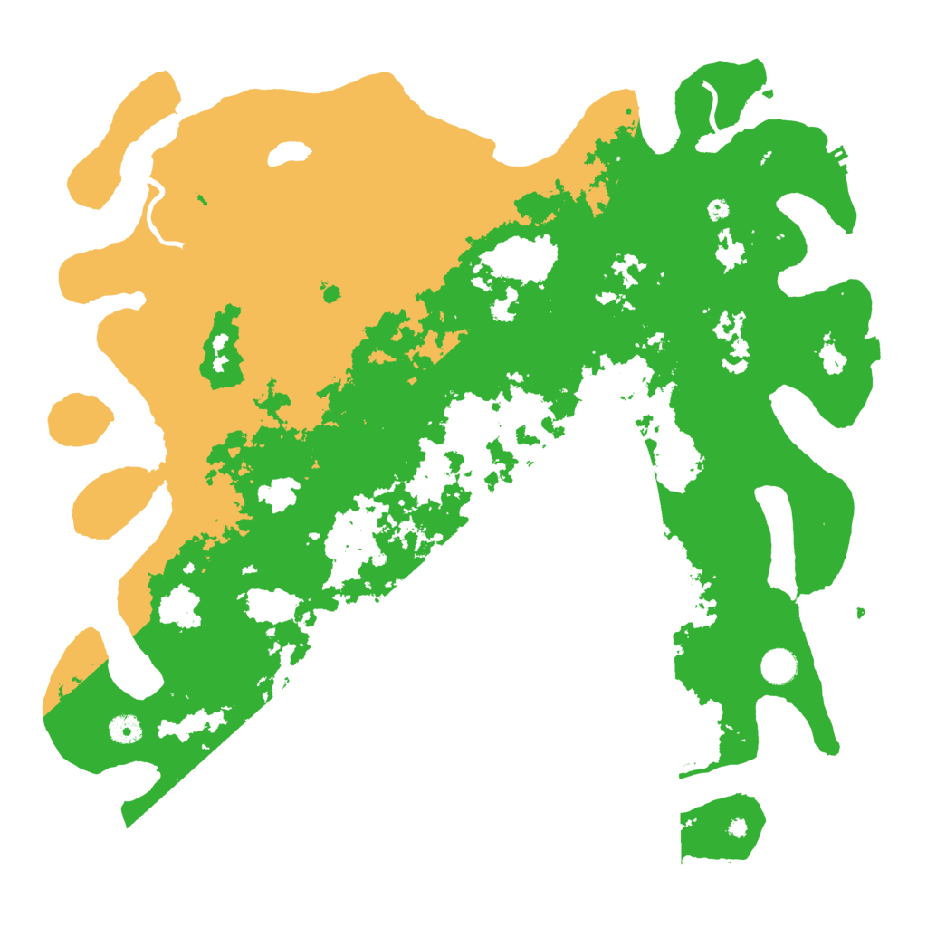Biome Rust Map: Procedural Map, Size: 4500, Seed: 17364555